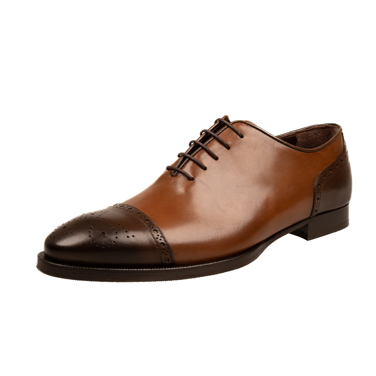 CASADEI ?? MENS BROWN SOFT LEATHER COMFORT OXFORD SHOES Rafael in Dark Brown Men main image 2